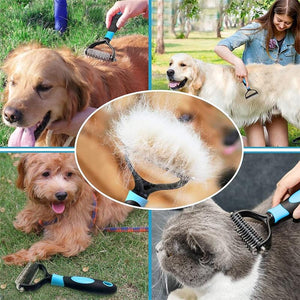 pet brush, dematting pet comb, cats and dogs grooming, pet grooming tool