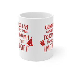 festive christmas coffee cup